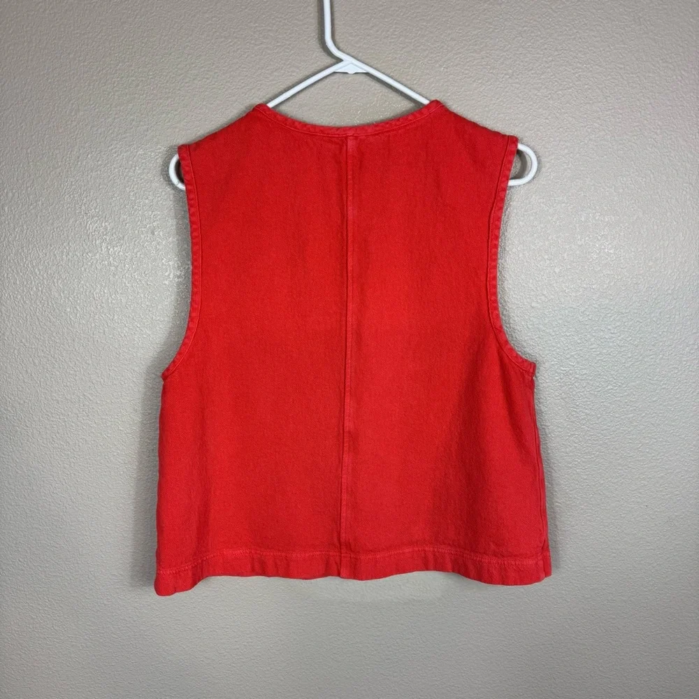 Free People So Fresh Vest‎ in red size small A